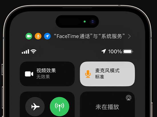 南湖苹果授权维修网点分享iPhone在通话时让你的声音更清晰 