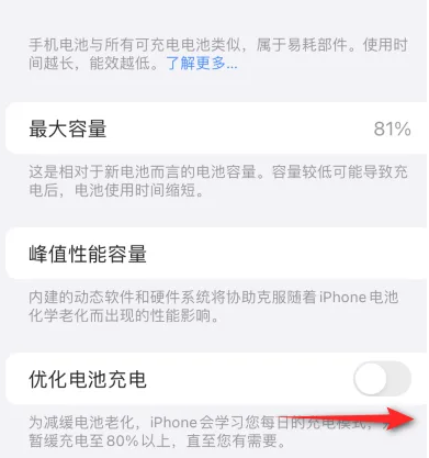 南湖苹果15维修分享iPhone15充电到80%就充不进电了怎么办 