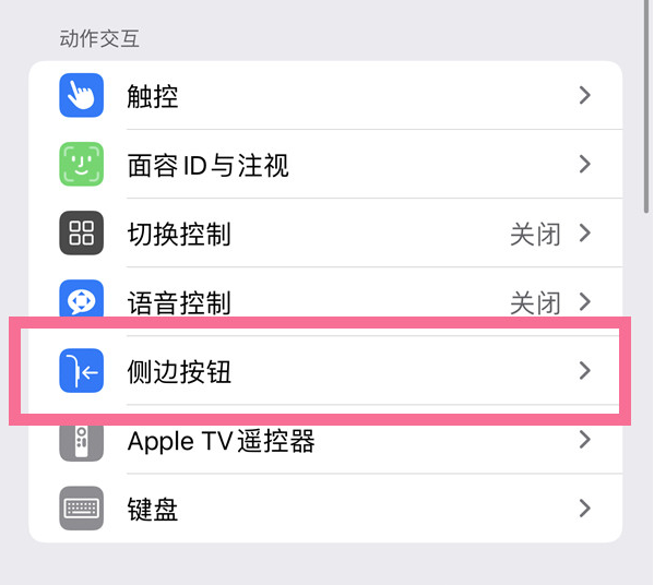 南湖苹果14维修店分享iPhone14 Plus侧键双击下载功能关闭方法 