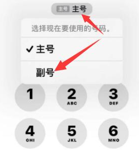 南湖苹果14维修店分享iPhone 14 Pro Max使用副卡打电话的方法 