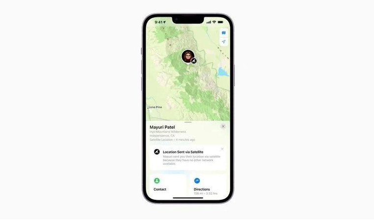 南湖苹果14维修分享iPhone14系列中 FindMy功能通过卫星分享位置方法教程 