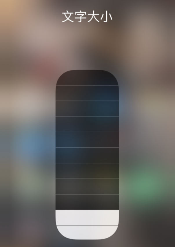 南湖苹果手机维修分享小技巧：在 iPhone 控制中心快速调节字体大小 